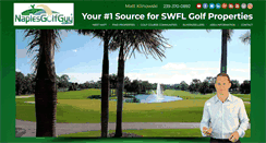 Desktop Screenshot of naplesgolfguy.com